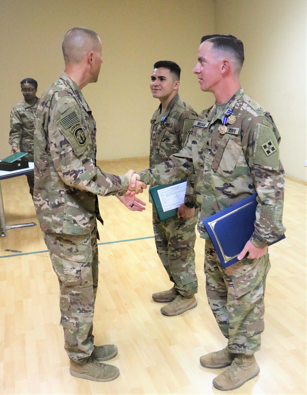 247th Quartermaster Company Certificates of Achievement and Awards Ceremony