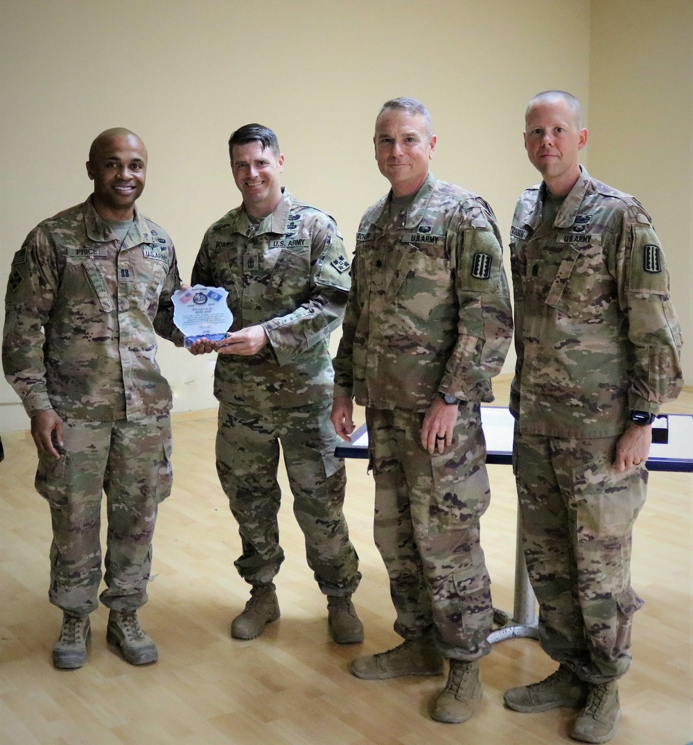 247th Quartermaster Company Certificates of Achievement and Awards Ceremony