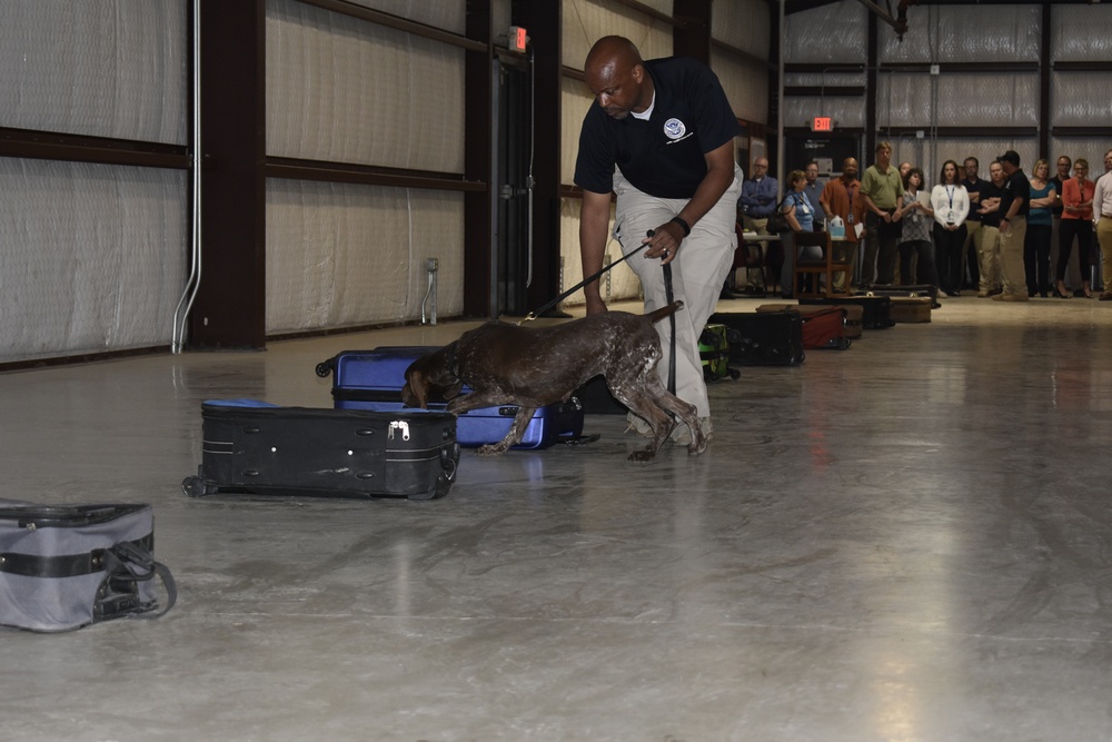 Government-wide working dog team kick-off