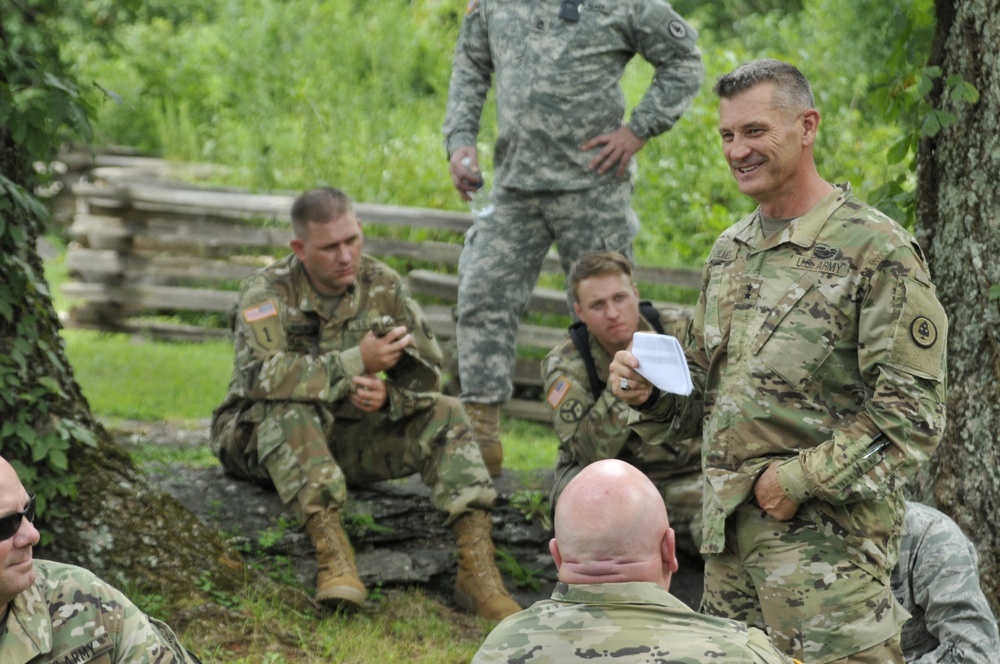 MG Holmes staff ride to Stones River Battlefield