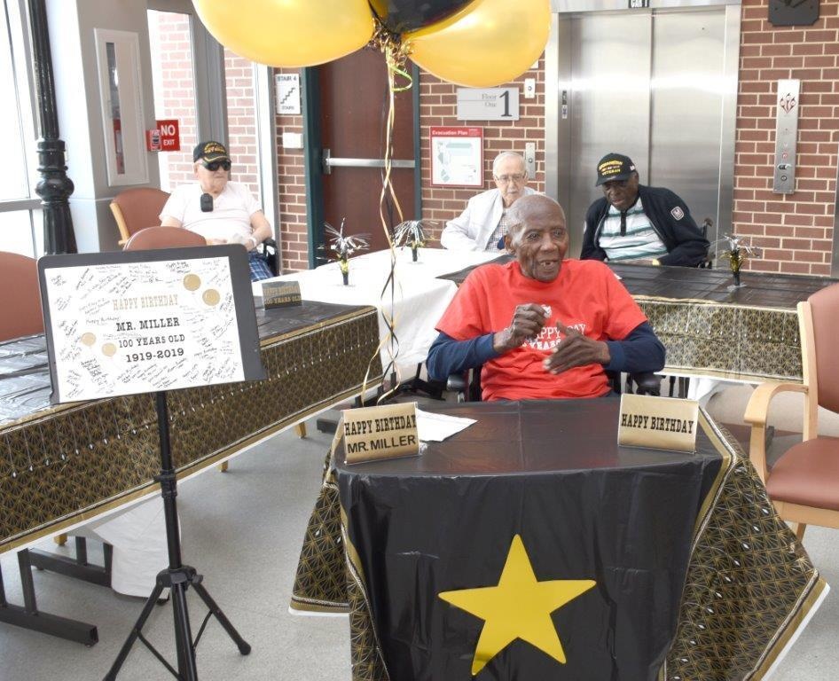 Veteran shares a century of his life with celebration at Columbia VA Health Care System