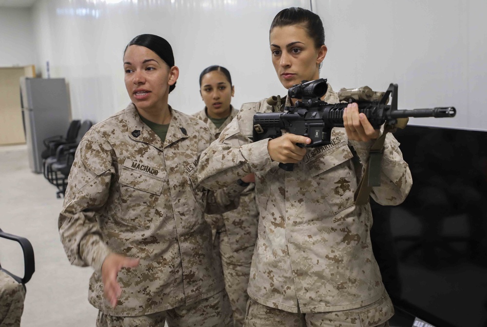 Female Engagement Team Jordan Range Training