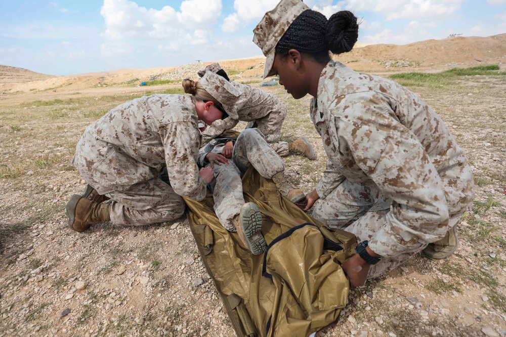 Female Engagement Team Jordan Range Training