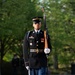 Tomb of the Unknown guard completes final walk, places single rose at each crypt