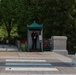 Tomb of the Unknown guard completes final walk, places a single rose at each crypt