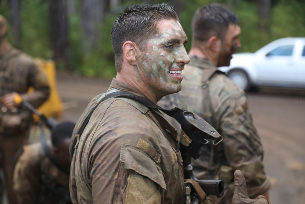 Soldiers participate in Green Mile physical endurance Course
