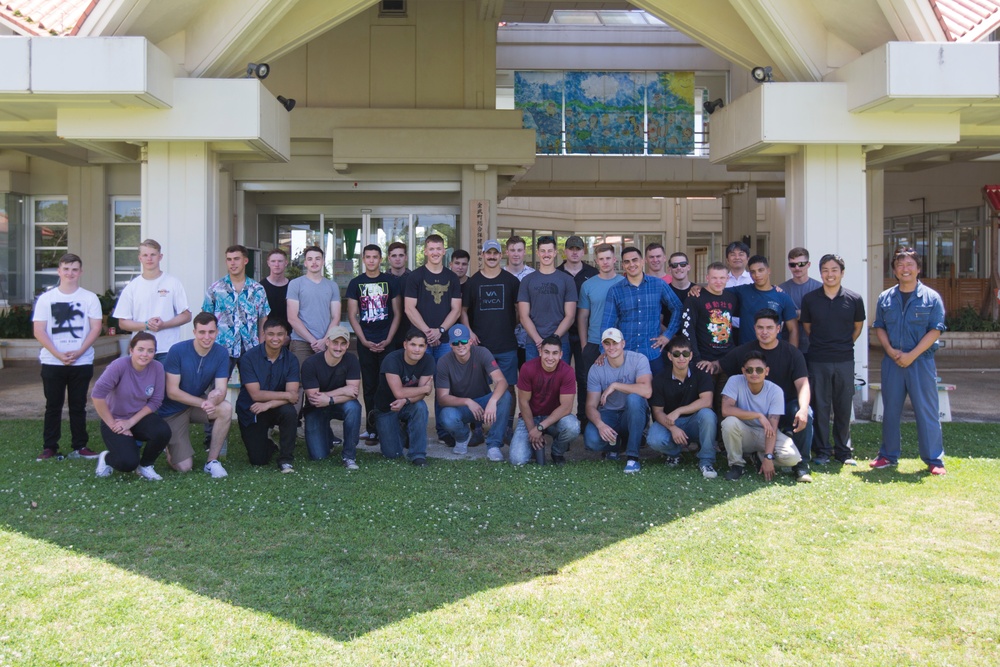 Marines Give Back; BLT 1/4 Marines clean up Okinawa memorial, park