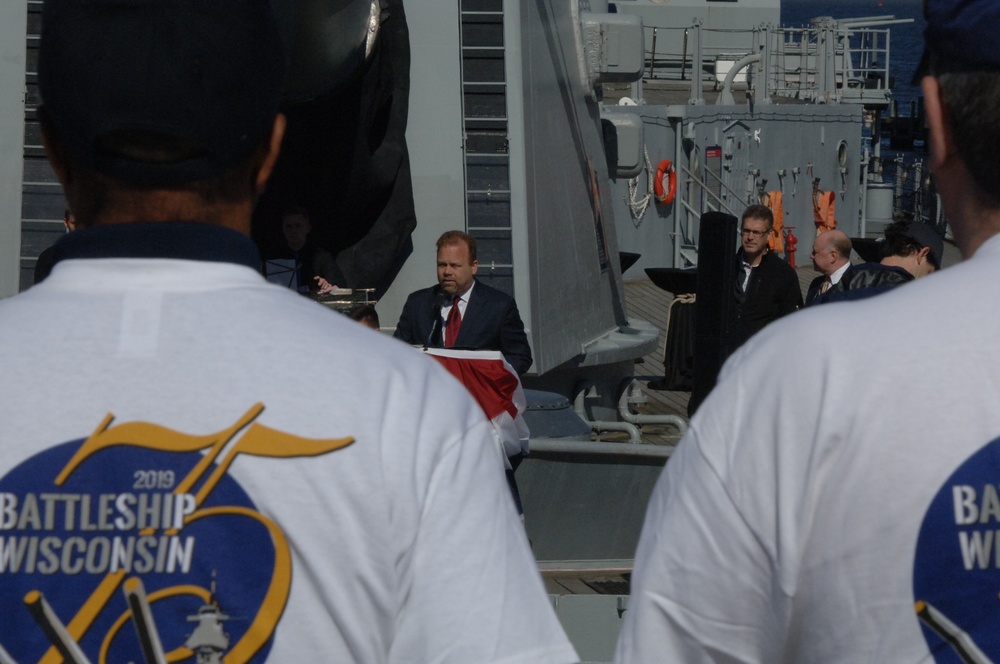 USS Wisconsin's 75th Anniversary