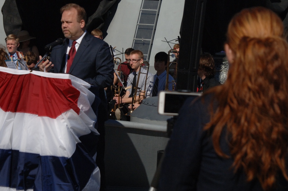 USS Wisconsin's 75th Anniversary