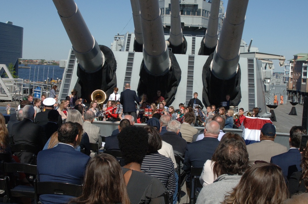 USS Wisconsin's 75th Anniversary