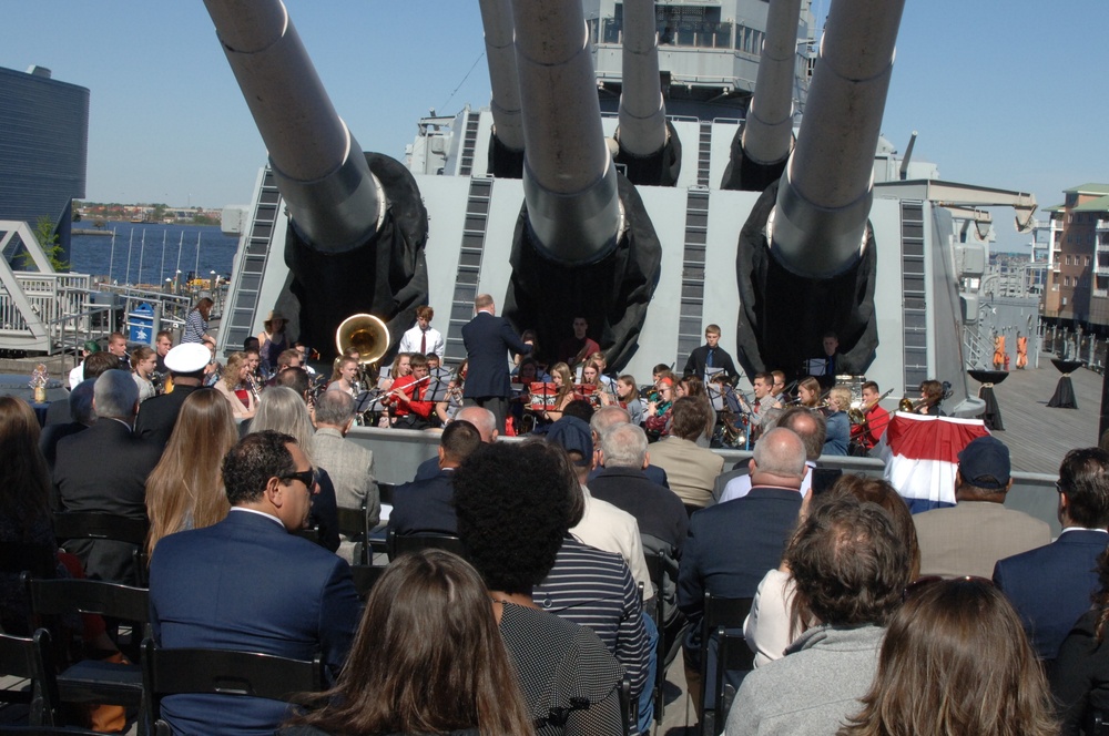 USS Wisconsin's 75th Anniversary