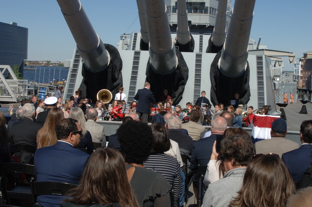 USS Wisconsin's 75th Anniversary