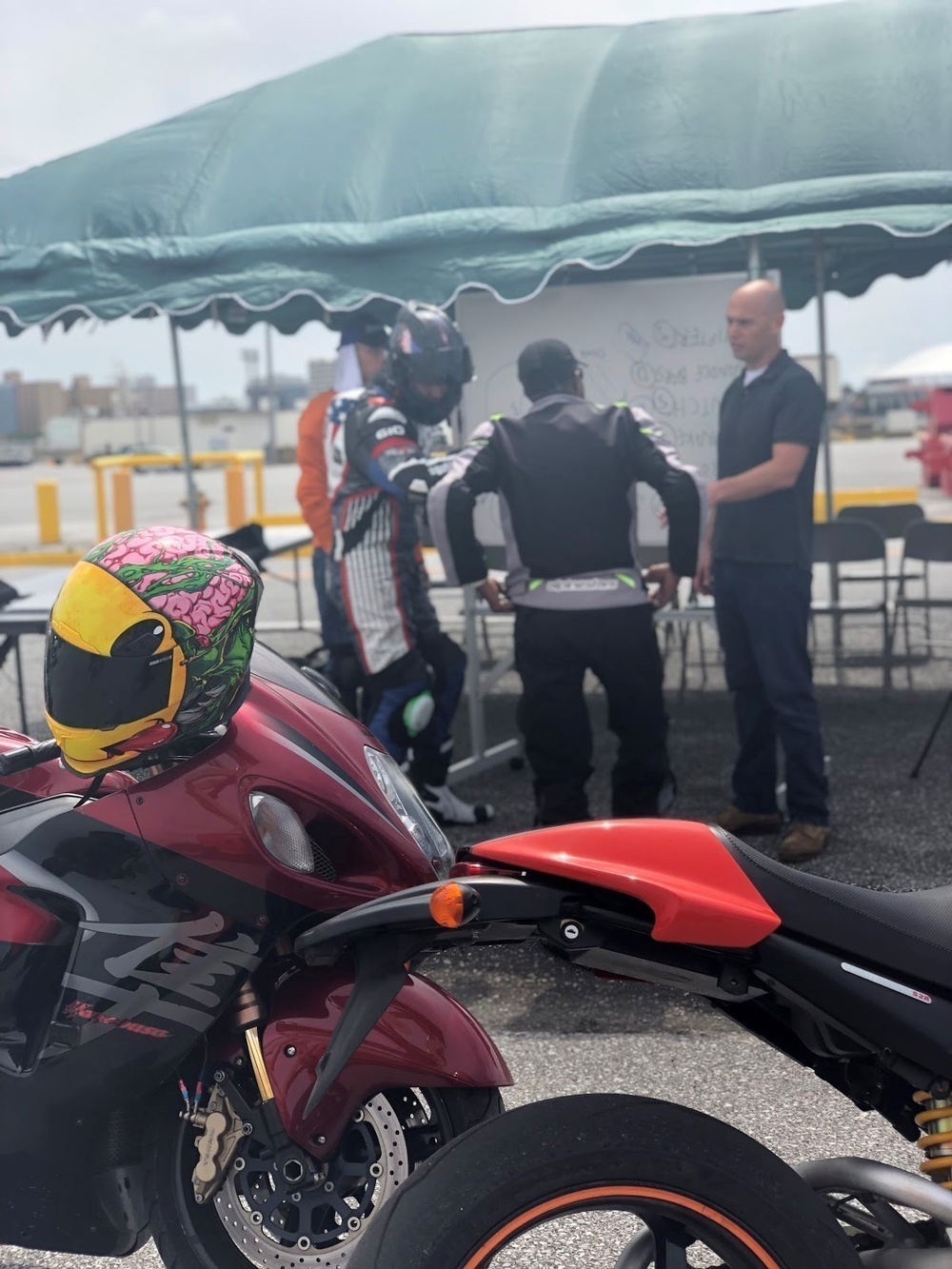 Service Members Complete Advanced Motorcycle Training