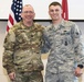 Airman Awarded Superior Performer Coin Following Exercise