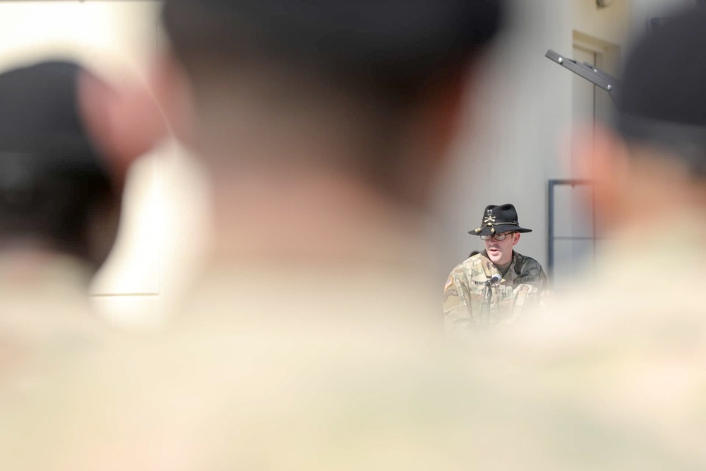 Delta Troop, Regimental Engineer Squadron change of command