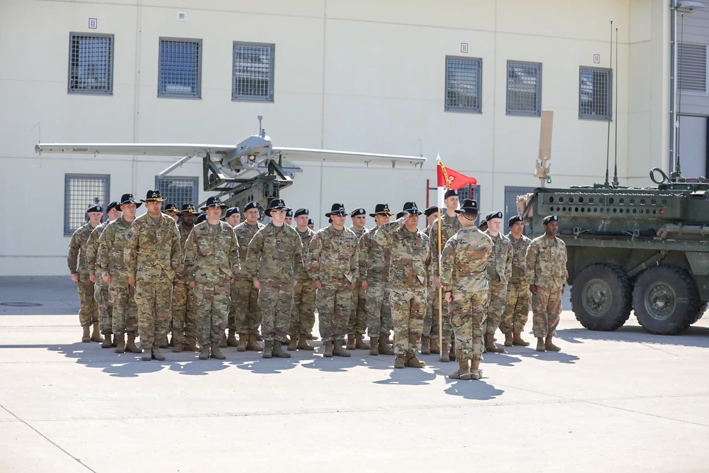 Delta Troop, Regimental Engineer Squadron change of command