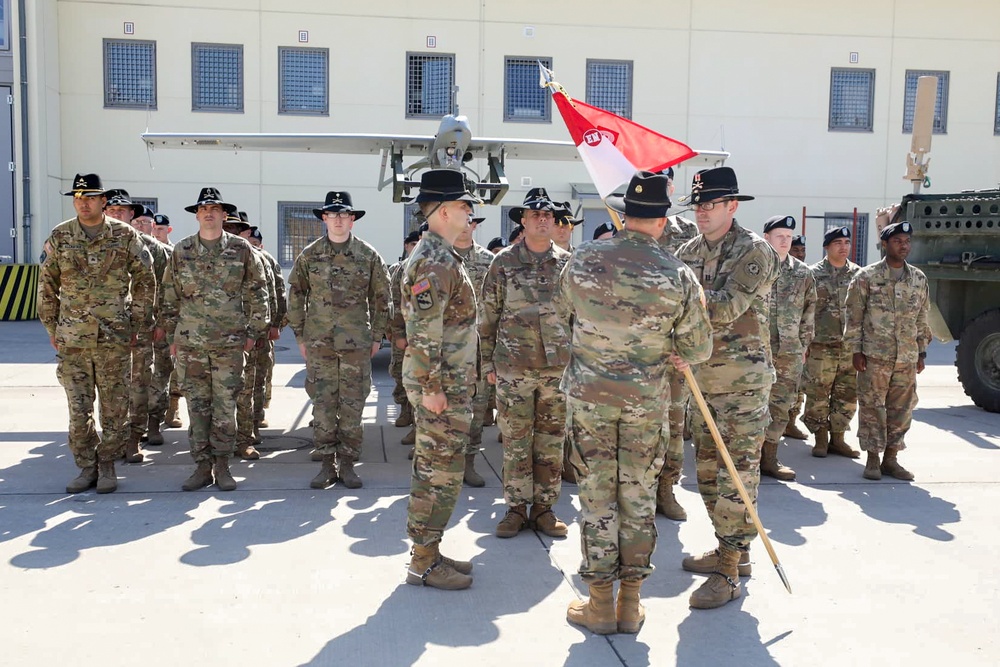 Delta Troop, Regimental Engineer Squadron change of command