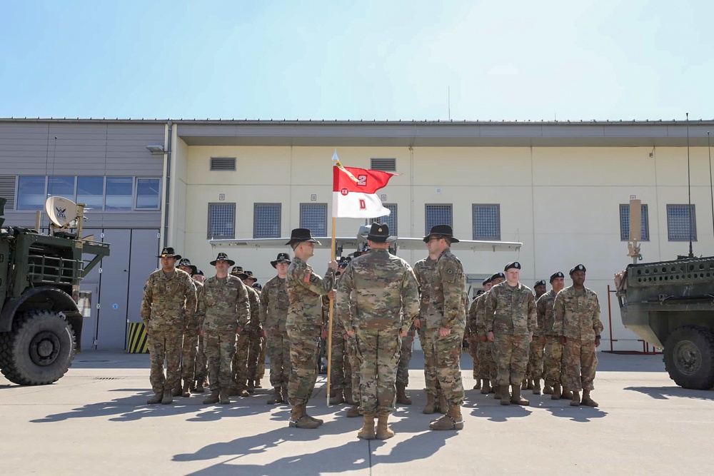 Delta Troop, Regimental Engineer Squadron change of command