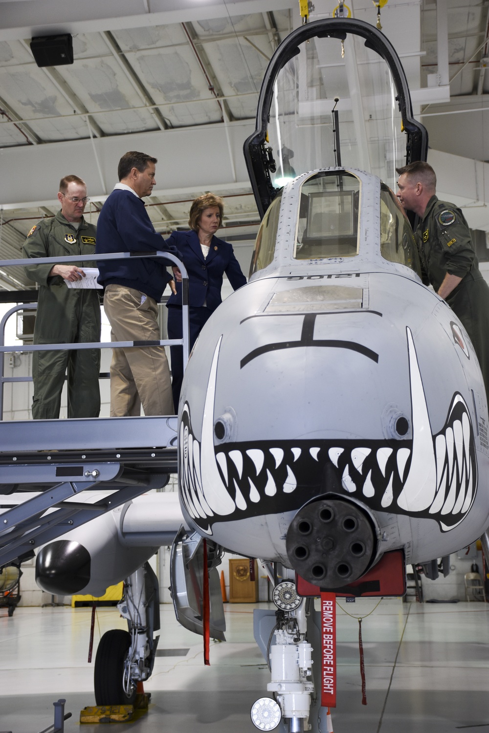 House Tactical Air and Land Subcommittee members visit 442d Fighter Wing