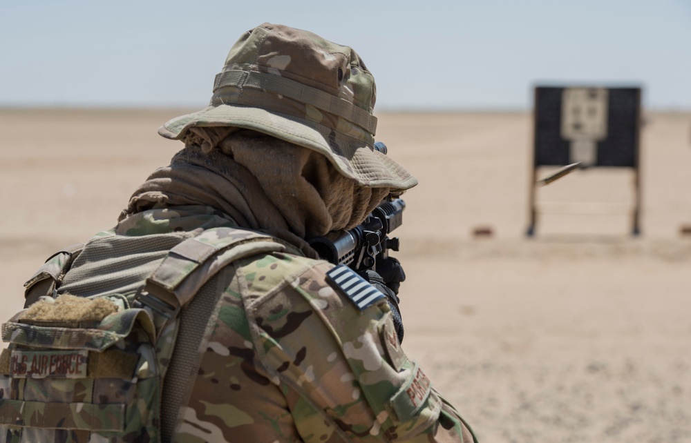 386th, 387th ESFS Airmen hit the mark with training