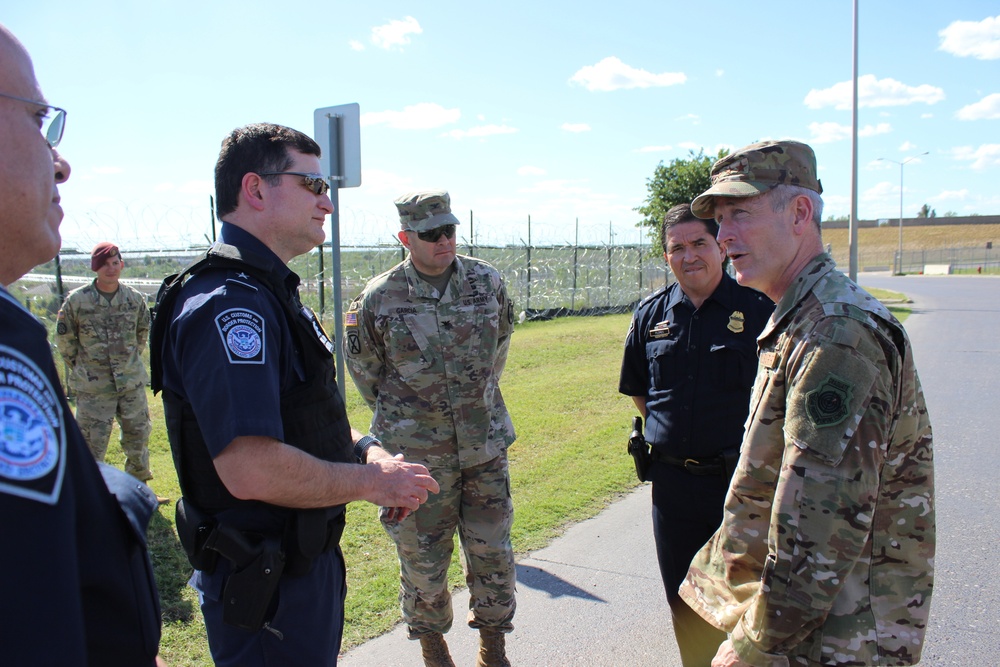 NORTHCOM Inspects Southwest Border Support
