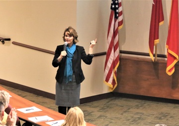 Photo Essay: Jacob Wetterling Resource Center victim assistance specialist gives presentation at Fort McCoy