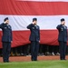 Airmen take part in pre-game activities