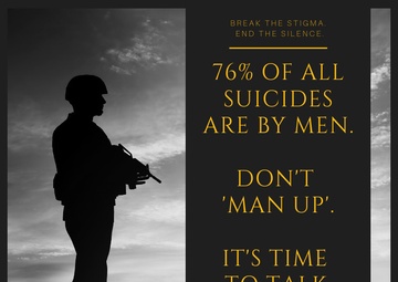 End the stigma, don't 'man up.'