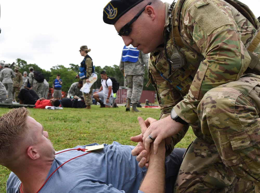 Keesler and local communities' first responders participate in mass casualty exercise