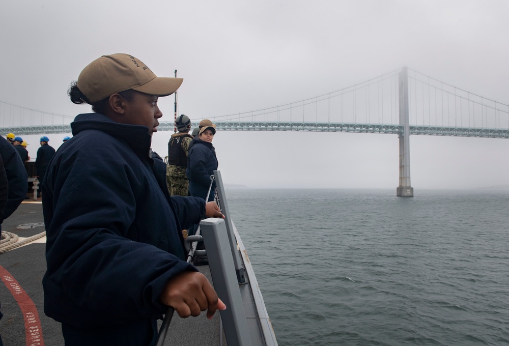 USS Jason Dunham arrives at Naval Station Newport, R.I.