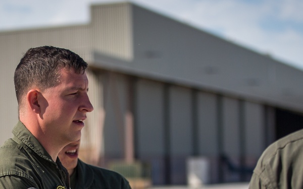 ARFF Marines go through the P-19R driver’s license course