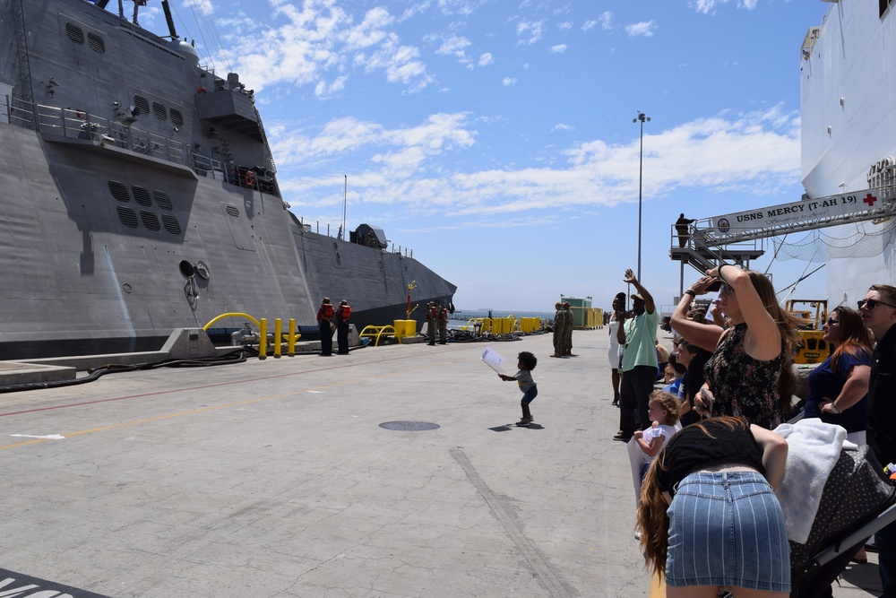 USS Charleston Arrives in San Diego