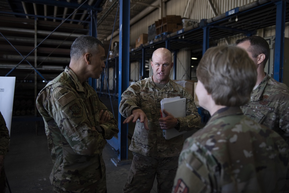 AMC Leadership Team Visits Travis AFB