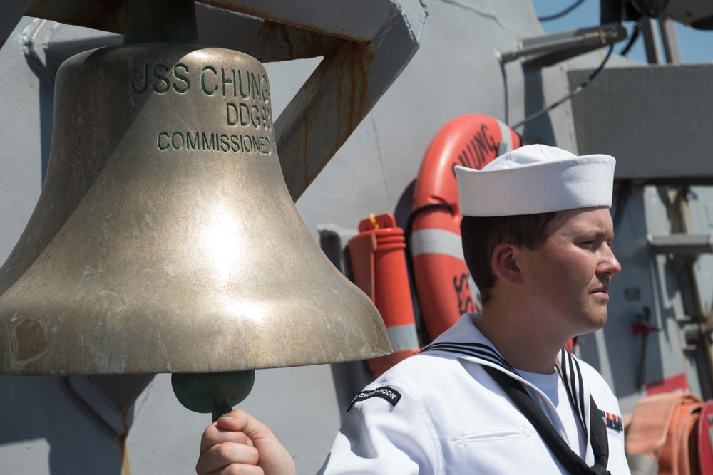 Chung-Hoon Commemorates USS Sigsbee