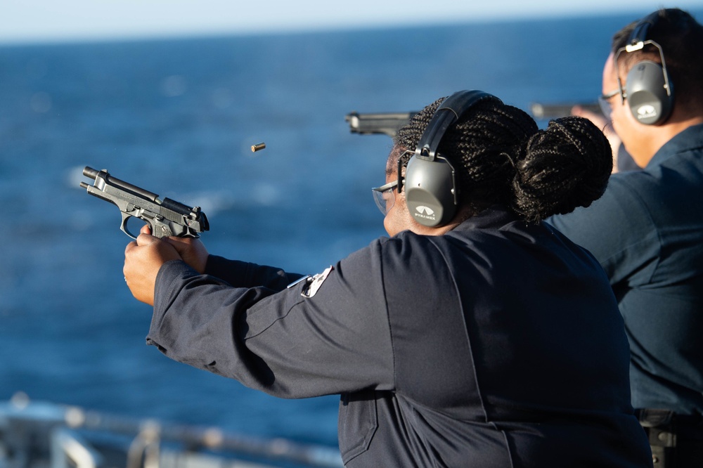 USS Leyte Gulf Gun Shoot