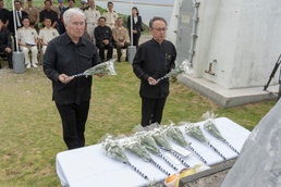 U.S., Okinawa officials attend annual Ie Shima Lighthouse Memorial Service
