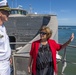 U.S. Ambassador to Timor-Leste Kathleen M. Fitzpatrick tours USNS Fall River at the Port of Dili for Pacific Partnership 2019
