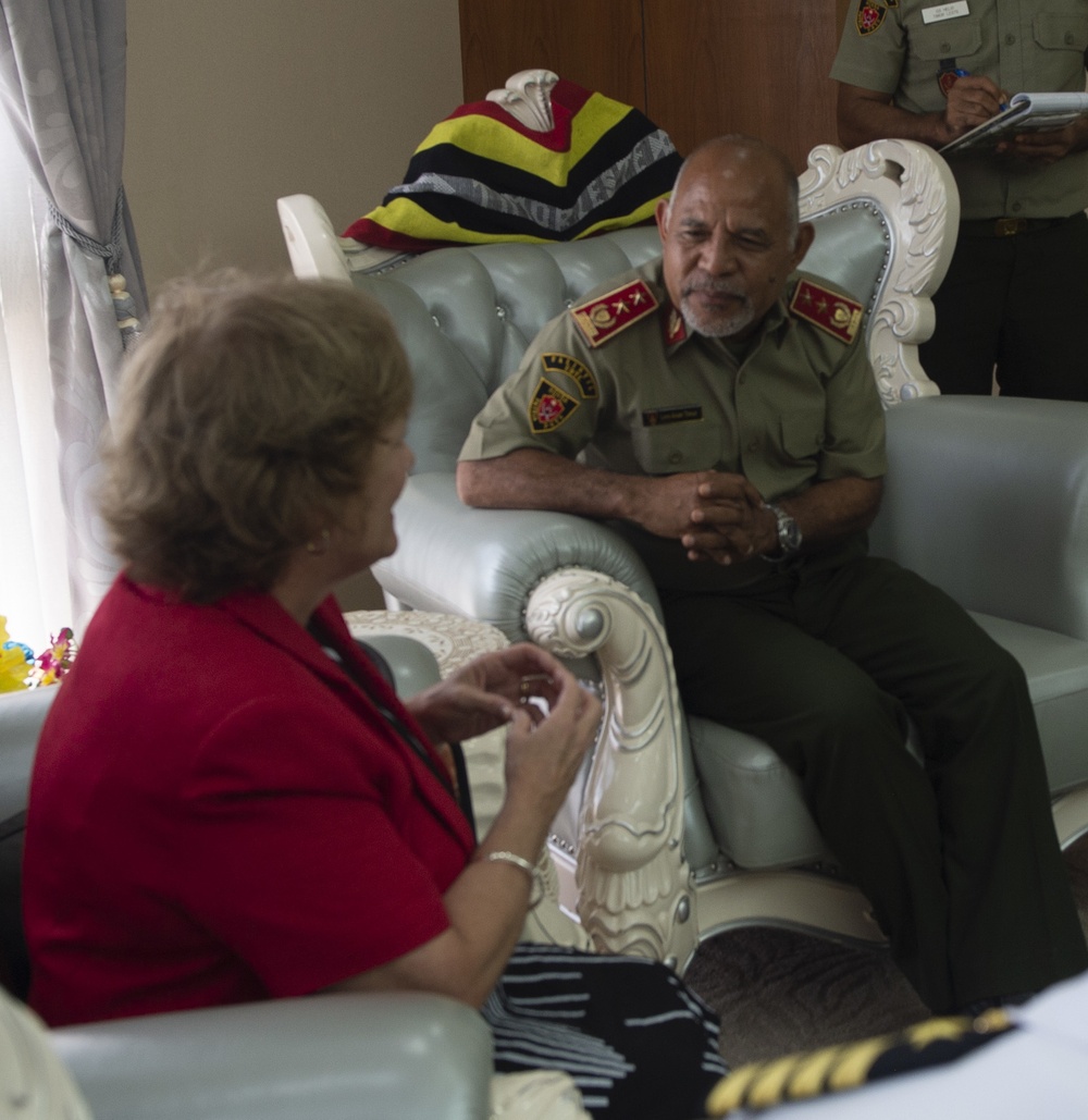 Pacific Partnership 2019 Timor-Leste: U.S. Ambassador Kathleen Fitzpatrick and Major General Lere Anan Timor