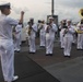 U.S. 7th Fleet leadership meet with dignitaries and officials aboard the U.S. 7th Fleet‘s flagship USS Blue Ridge in Hong Kong.