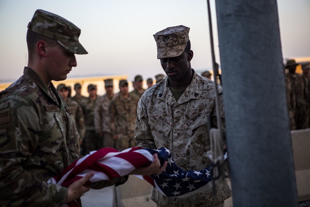 Evening Colors With 407th AEG
