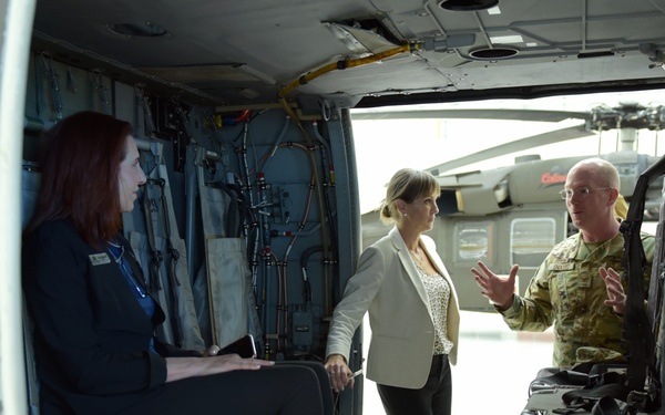 Buckley AFB hosts Metro-Denver mayors and Rep. Crow for a base tour