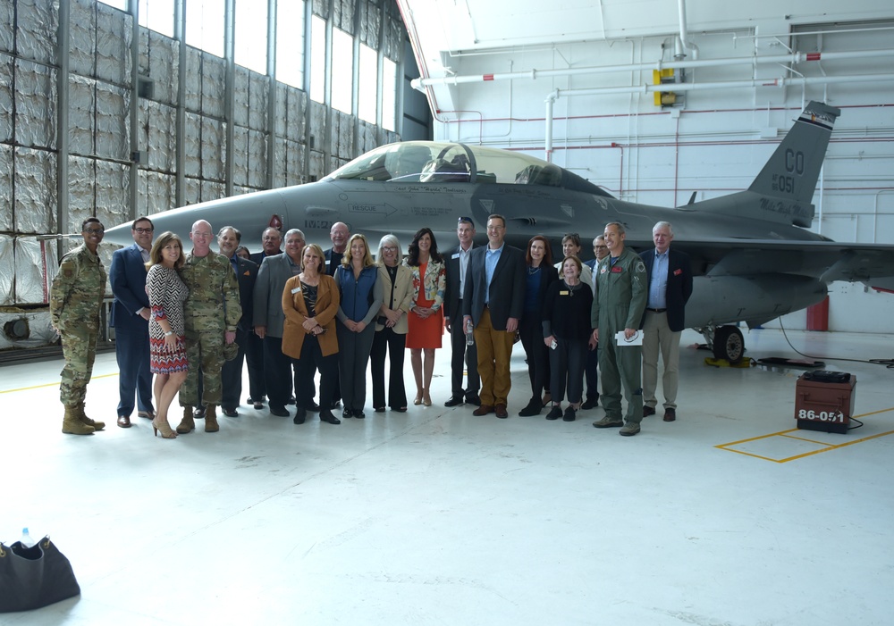 Buckley AFB hosts Metro-Denver mayors and Rep. Crow for a base tour