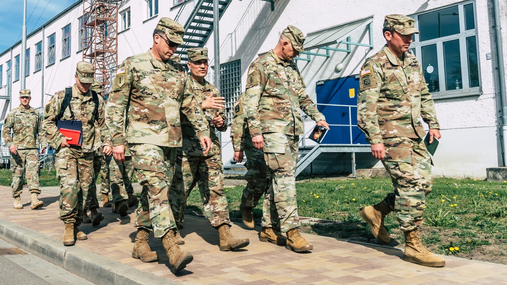 Maj. Gen. Kolasheski visits 1CAB at Storck Barracks, Illesheim, Germany