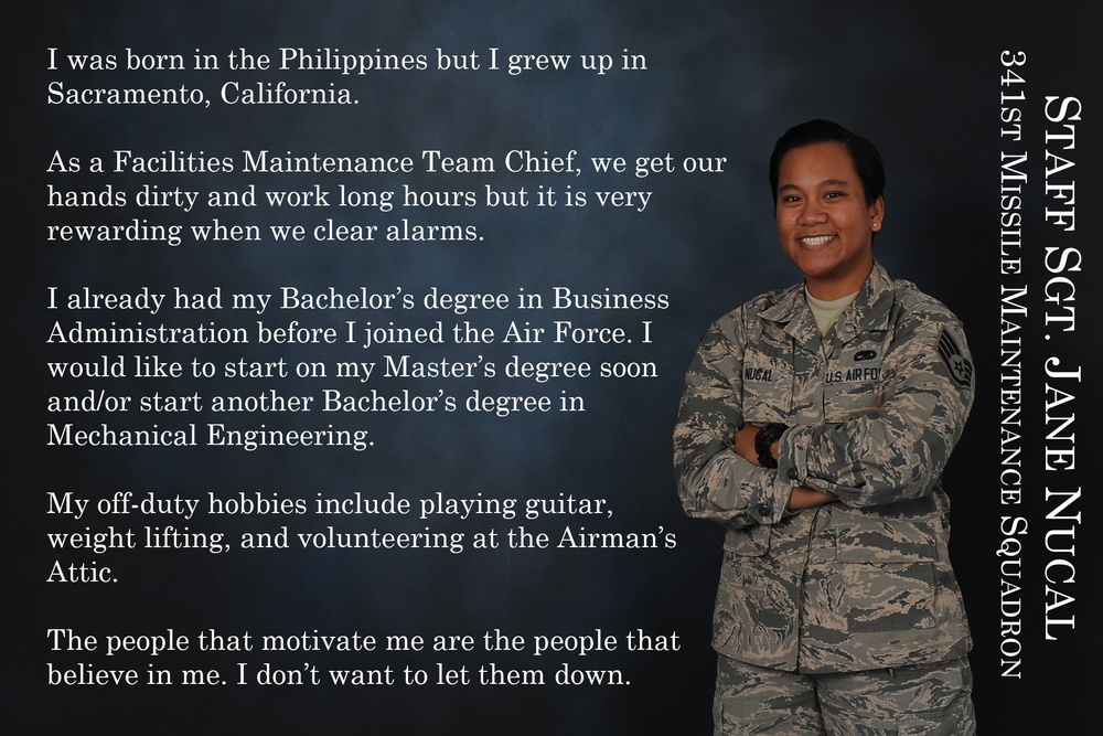 Airman Spotlight: SSgt Jane Nucal