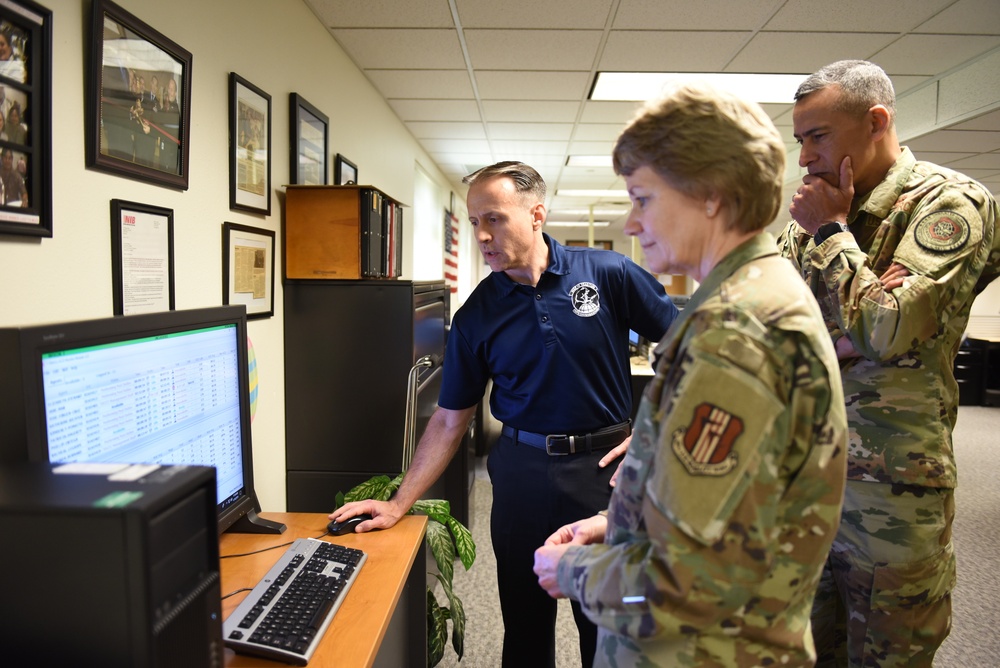 AMC leadership team visits Travis Air Force Base