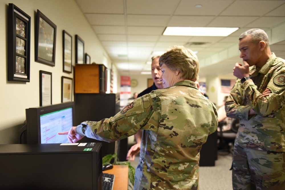 AMC leadership team visits Travis Air Force Base