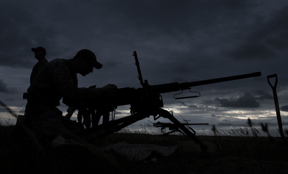 Defenders perform annual M2 machine gun qualification