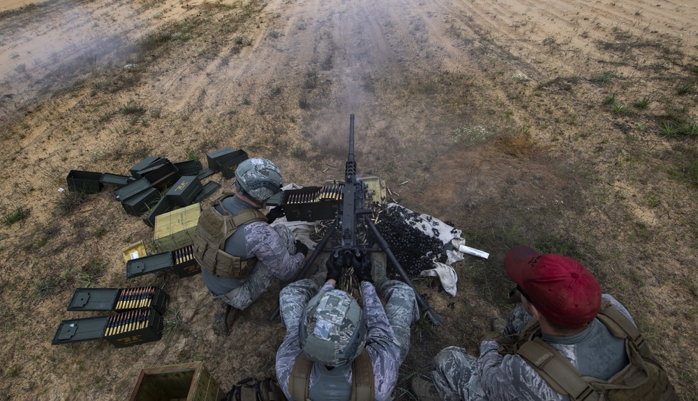 Defenders perform annual M2 machine gun qualification