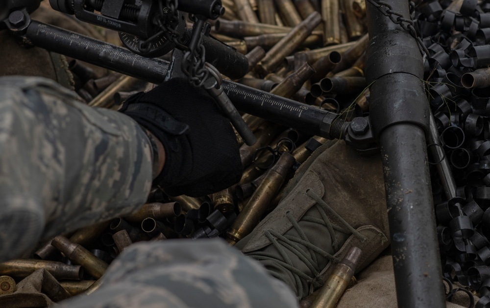 Defenders perform annual M2 machine gun qualification