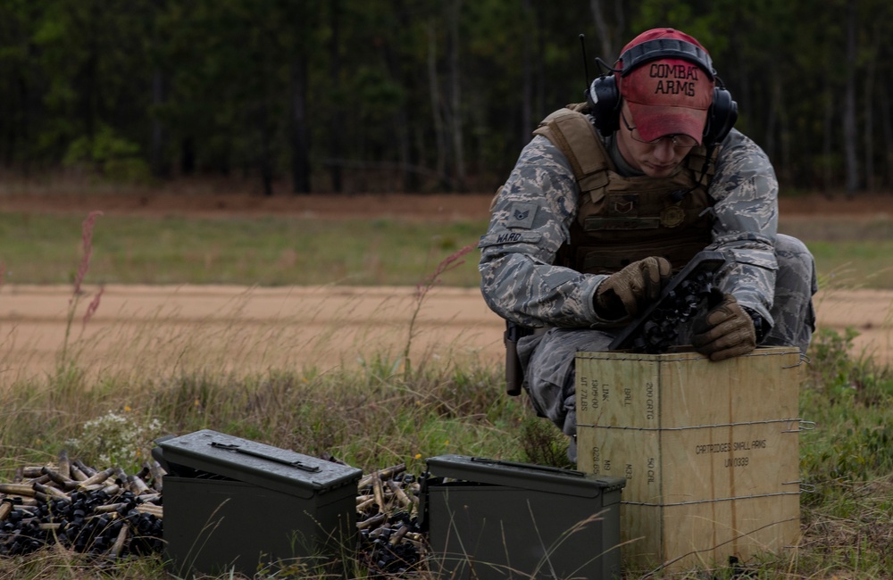 Defenders perform annual M2 machine gun qualification